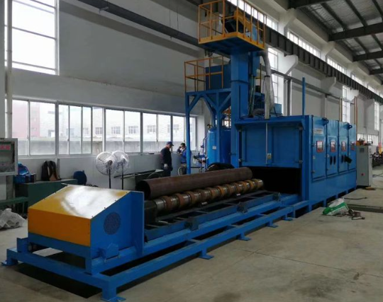 湛江喷砂机在管道除锈中的现场施工应用